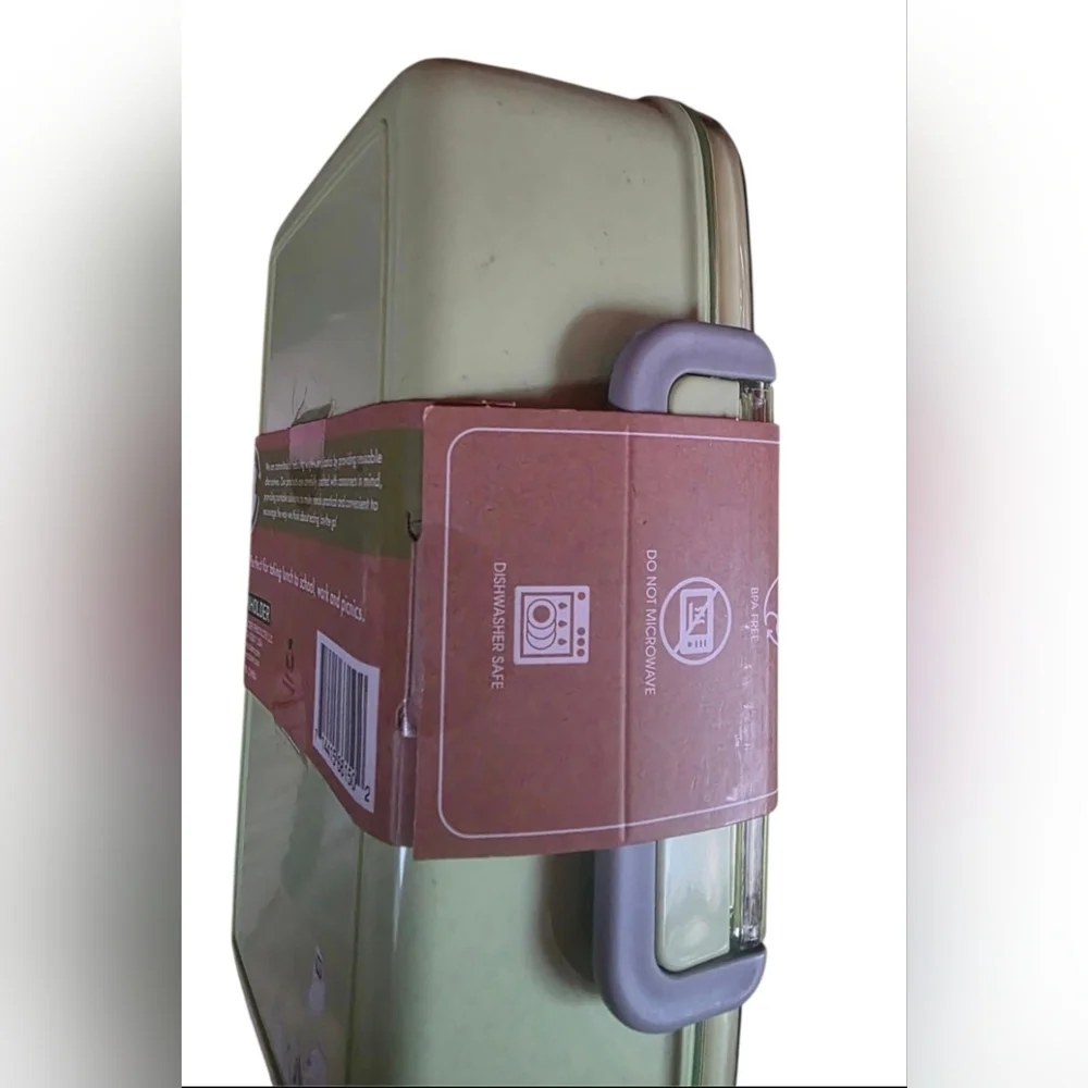 NEW ECOlogical Benton Box Lunch Box Snack Box. BPA free. Dishwasher safe.
